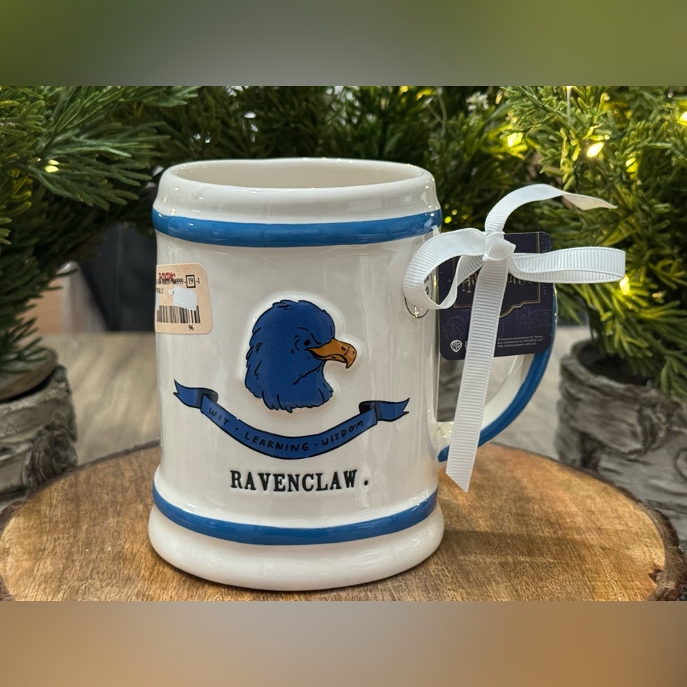 🐦‍⬛ Brand NEW w/Tags Rae Dunn Harry Potter RAVENCLAW Double Sided Mug 🐦‍⬛